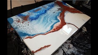 1 Puddle Pour on EXTRA LARGE 40x30 [upl. by Asyar521]