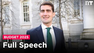 Budget 2025 has the common good at its core  Jack Chambers  Full Speech [upl. by Aihseken]