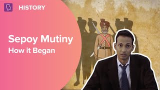 Sepoy Mutiny  How It Began  Class 8  History  Learn With BYJUS [upl. by Walcoff]