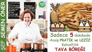 📢 🍴 ENFES PEYNİRLİ 👍TAVA BÖREĞİ ❤️TARİFİ  SemenOner  Yemek Tarifleri [upl. by Assilen]