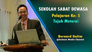 Sekolah Sabat  Q1 2019  Pelajaran 5  Tujuh Meterai [upl. by Kellina]