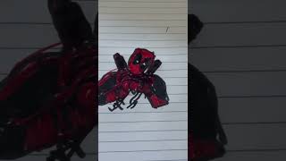 Drawing Deadpool again [upl. by Irbmac]