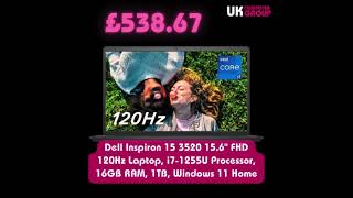 Dell Inspiron 15 3520 156quot FHD 120Hz Laptop i71255U Processor 16GB RAM 1TB Windows 11 Home [upl. by Ahseel]