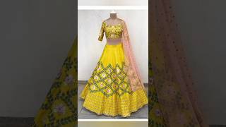 latest lehenga choli design ❤️ l bridal lehenga design ll 🤩 short reels viral trending [upl. by Nodababus]