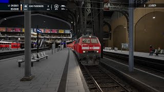 Train Sim World® 4  Hauptstrecke Hamburg  Hamburg  BR 218  Nwagens [upl. by Maxima]