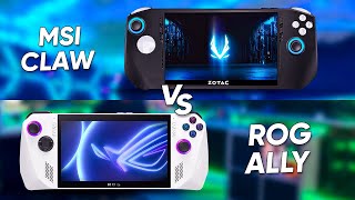 Zotac Zone Vs ROG Ally  Can it Compete [upl. by Ahsercal]