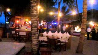 Walking nightlife tour of Cabarete [upl. by Adnohsar]