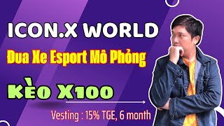 Mở Bán Launchpad IconxWorld ICNX token  Nền Tảng Đua Xe Esport Mô Phỏng trên sàn kommunitas [upl. by Stefano]