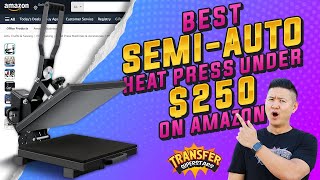 Best DTF Semi AUTO Clamshell 15x15 Heat Press Under 250 on Amazon [upl. by Isawk]