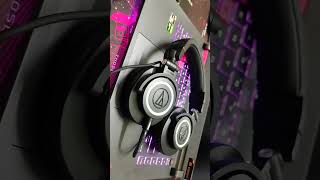 AudioTechnica ATH M50x I Unboxing I Shorts shortsvideo [upl. by Nafets]