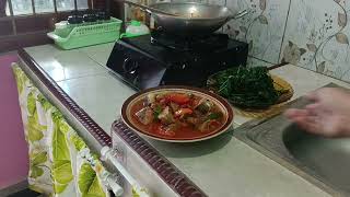 Masak Sambal ikan dan rebus sayur menurumahan [upl. by Amadeus]