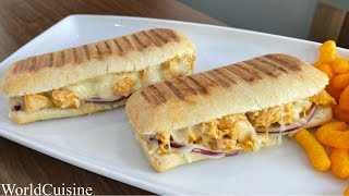 Chicken Panini Sandwich by WorldCuisine [upl. by Leinehtan]