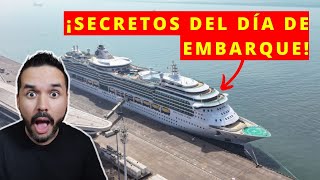 7 cosas que hacer en el DÍA DE EMBARQUE de tus cruceros  REACCIÓN [upl. by Ydolem654]