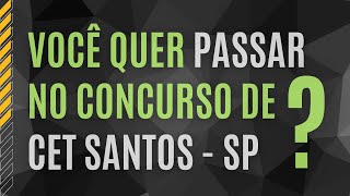 Concurso Público CET Santos  SP 2023  Apostila ESPECÌFICA para Agente De Trânsito [upl. by Igig]