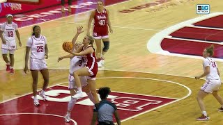 Nebraska Womens Basketball Highlights vs Wisconsin [upl. by Imar]