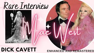 Rare Mae West interview with Dick Cavett Enhanced and remastered [upl. by Hazelton]