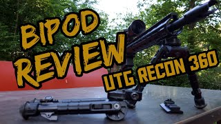 Leapers UTG Recon 360 Bipod Review  Underappreciated For Long Range Shooting [upl. by Nagram]