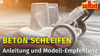 Beton schleifen Anleitung und ModellEmpfehlungen [upl. by Mohandas595]