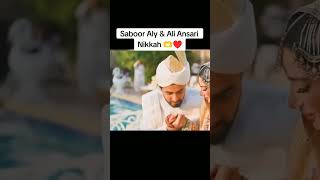 saboor ali wedding vedioshortsfeedtrending viralvideosabooralialiansari [upl. by Neelon]