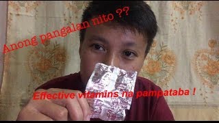 ano nga bang pangalan ng EFFECTIVE vitamins na pampataba [upl. by Chadd839]