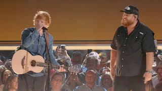 Ed Sheeran  Life Goes On ft Luke Combs Live at the 58th ACM Awards [upl. by Theresita]