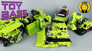 Combiner Wars Constructicons Transformers IDW Style Devastator members Constructicons Unite Warriors [upl. by Nitsuga]