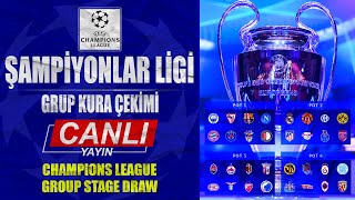 ŞAMPİYONLAR LİGİ KURA ÇEKİMİ  GALATASARAY RAKİPLERİ BELLİ OLDU  UCL GROUP STAGE DRAW 202324 [upl. by Paxton]