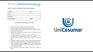 ATIVIDADE 1  BEDU  ATIVIDADES DE ACADEMIA  542024 [upl. by Ahsenad]