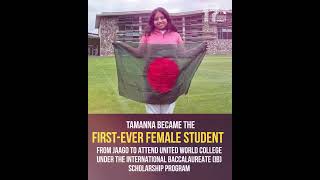 Tamanna received a fullyfunded scholarship and is currently studying at United World College UWC [upl. by Lurlene]