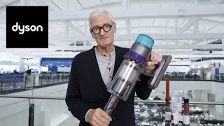 James Dyson unveils Dysons most powerful cordless vacuum with HEPA filtration [upl. by Ecahc43]