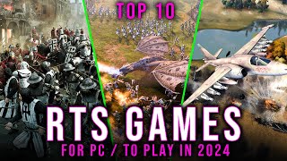 The 10 Best RTS Games That You Can Play For PC In 2024 [upl. by Anidem]