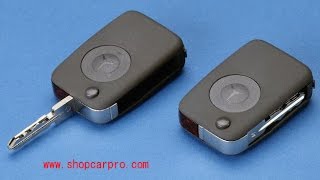 Mercedes Benz R129 SL Early Key FOB Remote Battery Removal vid shopcarprocom [upl. by Atile]