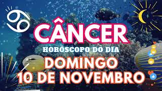 ♋ CÂNCER 💘 VAI ACONTECER NESTE DOMINGO 10 DE NOVEMBRO DE 2024 [upl. by Kara-Lynn]