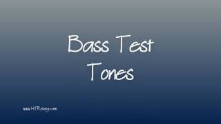 Bass Test Tones For Your Subs [upl. by Muna]