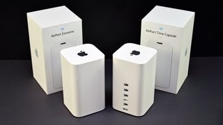 Apple Airport Extreme and Time Capsule 2013 Unboxing amp Setup Demo [upl. by Wasserman]