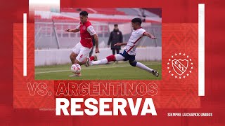 LA RESERVA EN VIVO VS ARGENTINOS [upl. by Ymmij648]