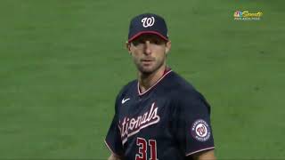 Joe Girardi and Max Scherzer got into a stare down [upl. by Joung251]