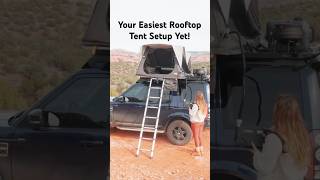 Ultimate Camping Simplified Dometic TRT 140 AIR Rooftop Tent Setup [upl. by Arhez]