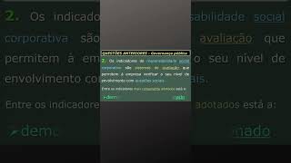 Governança pública e sistemas de governança  CNU  Bloco 7  Conhecimentos Gerais cnu [upl. by Moseley]