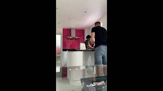 Installation of Modern Kitchen Splashbacks Timelapse Video by ®CreoGlass wwwcreoglasscouk [upl. by Eninaej]