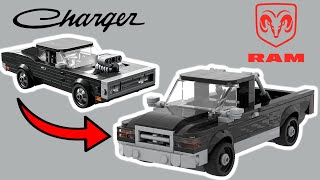 76912 Dodge Ram  Lego Speed Champions Alternative MOC Tutorial [upl. by Enenaj]