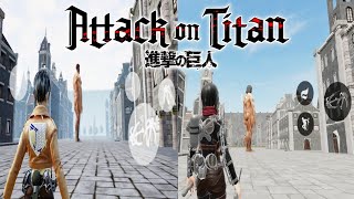 Swammys Attack on Titan Fan Game  Attack on Titan Mobile Game [upl. by Ydnor818]