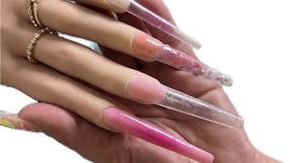 Trying Gels that are 23 years oldUnboxing an Amazon AirbrushDesignnailartamazonfinds gelnails [upl. by Angel]