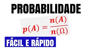 😄 PROBABILIDADE  APRENDA EM 11 MINUTOS 🟢 [upl. by Nnaylloh]