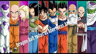 Todas as Aberturas de Dragon Ball Dublado [upl. by Assennej960]