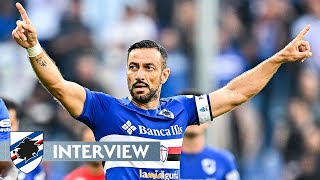 SampdoriaFiorentina Quagliarella «Chiuso al meglio di fronte ai nostri tifosi» [upl. by Akemrehs]