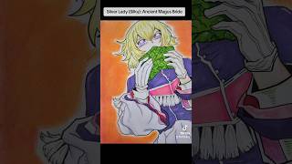 Silver Lady Silky Ancient Magus Bride ancientmagusbride anime art drawing silverlady [upl. by Hayotal918]