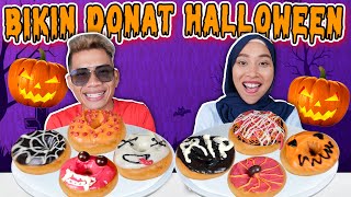 BIKIN DONAT SENDIRI DI RUMAH TEMA HALLOWEEN [upl. by Mackay]