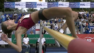 Airinė Palšytė gewinnt das Frauen Springen in Eberstadt Highlights 2014 08 24 198cm NR [upl. by Avle825]