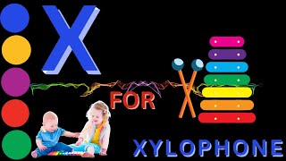 X for Xylophone Drawing  Alphabet  ABCs  Step by Step Drawing [upl. by Hayden]